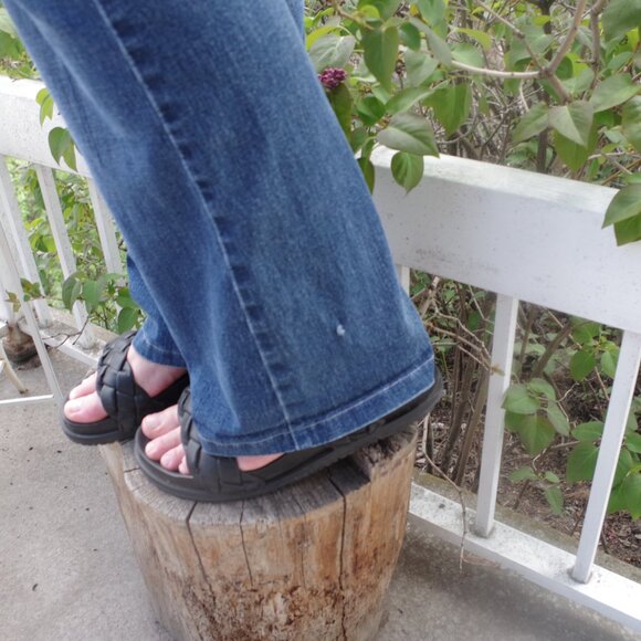 Embellished Pockets Tru   Luxe Ladies Jeans Straight Boot Cut Jeans - Picture 5 of 9